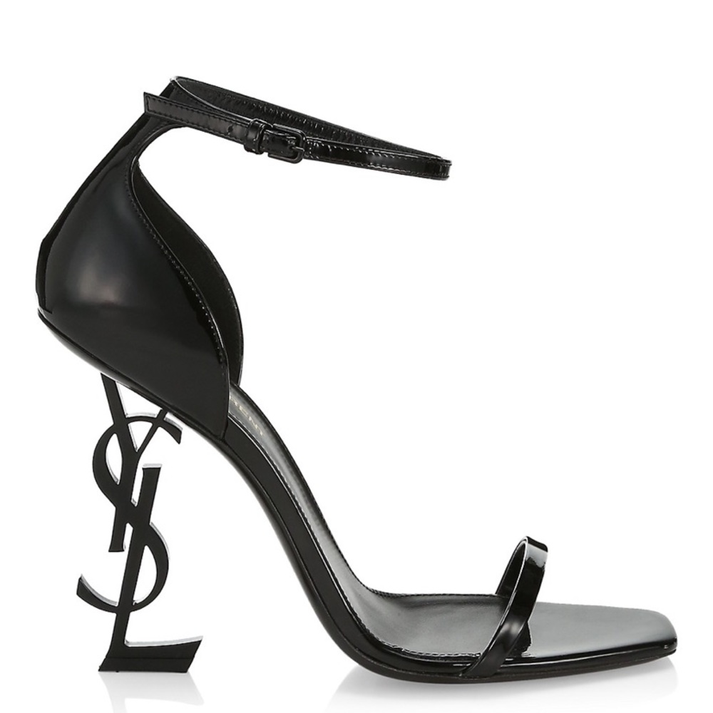 YSL OPYUM PATENT LEATHER SANDAL ( WORN ONCE)